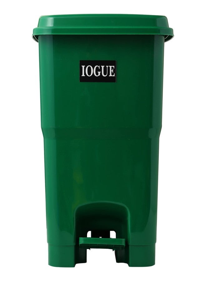 iogue سلة مهملات بلاستيكية طبية حيوية تعمل بالدواسة من إيوغ، سعة 24 لترًا | للاستخدام المنزلي/المكتبي/المطبخ/غرفة الغسيل (أخضر) - Image 1
